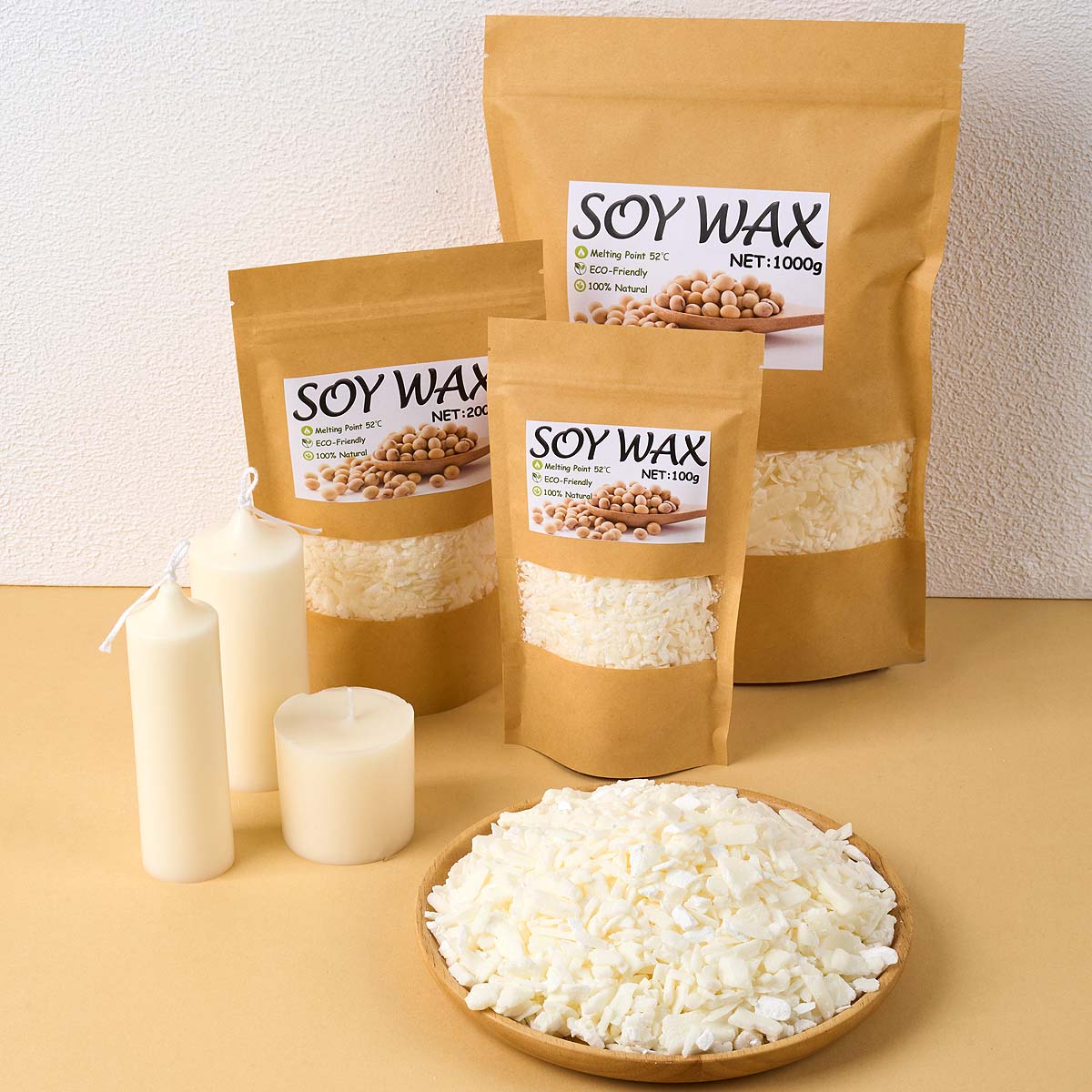 1-punktowy czysty biały wosk s – Candle Making Kit recenzja i cena
