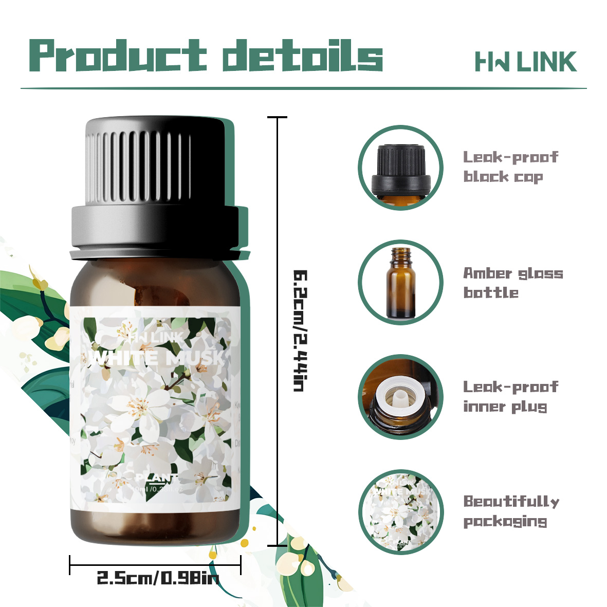 10 ml białych olejków zapachow – Silk Candle recenzja i cena